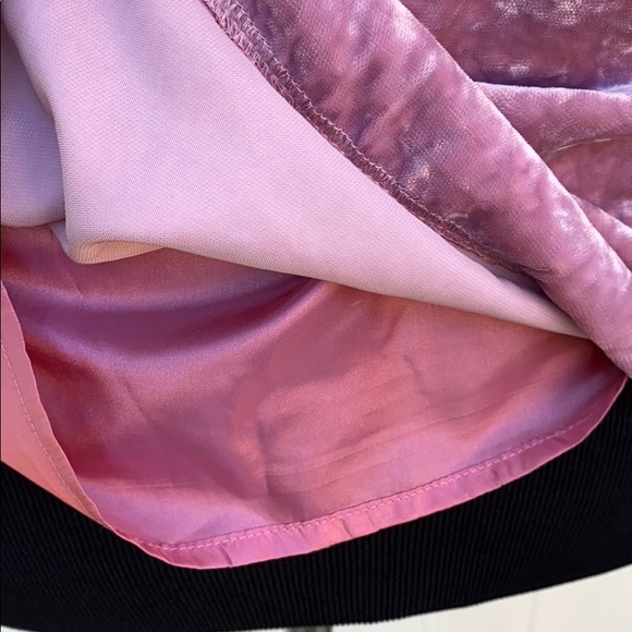 J.CREW VELVET - RUFFLES DUSKY PINK TOPS SIZE: S - Picture 5 of 6